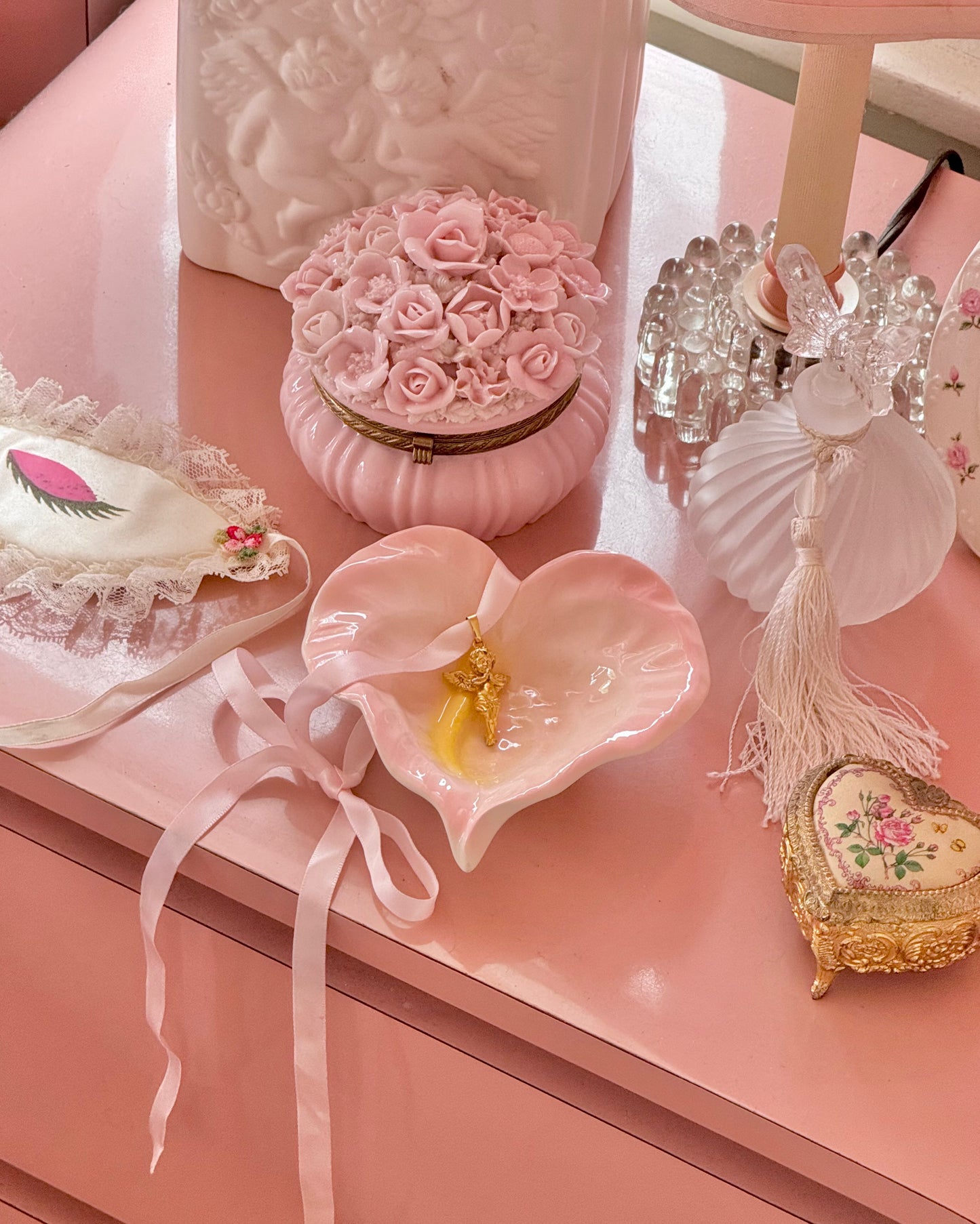 Pink Calla Lily Dish